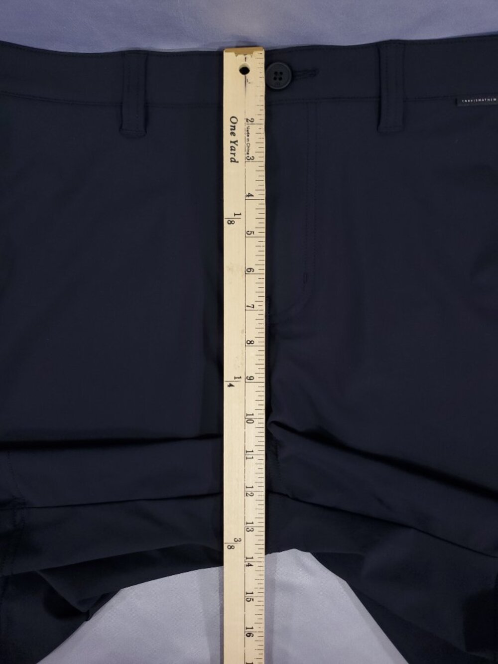 TravisMathew Hero Hour Golf Shorts Mens 34 Black Performance Athletic 8" Inseam - Picture 14 of 15